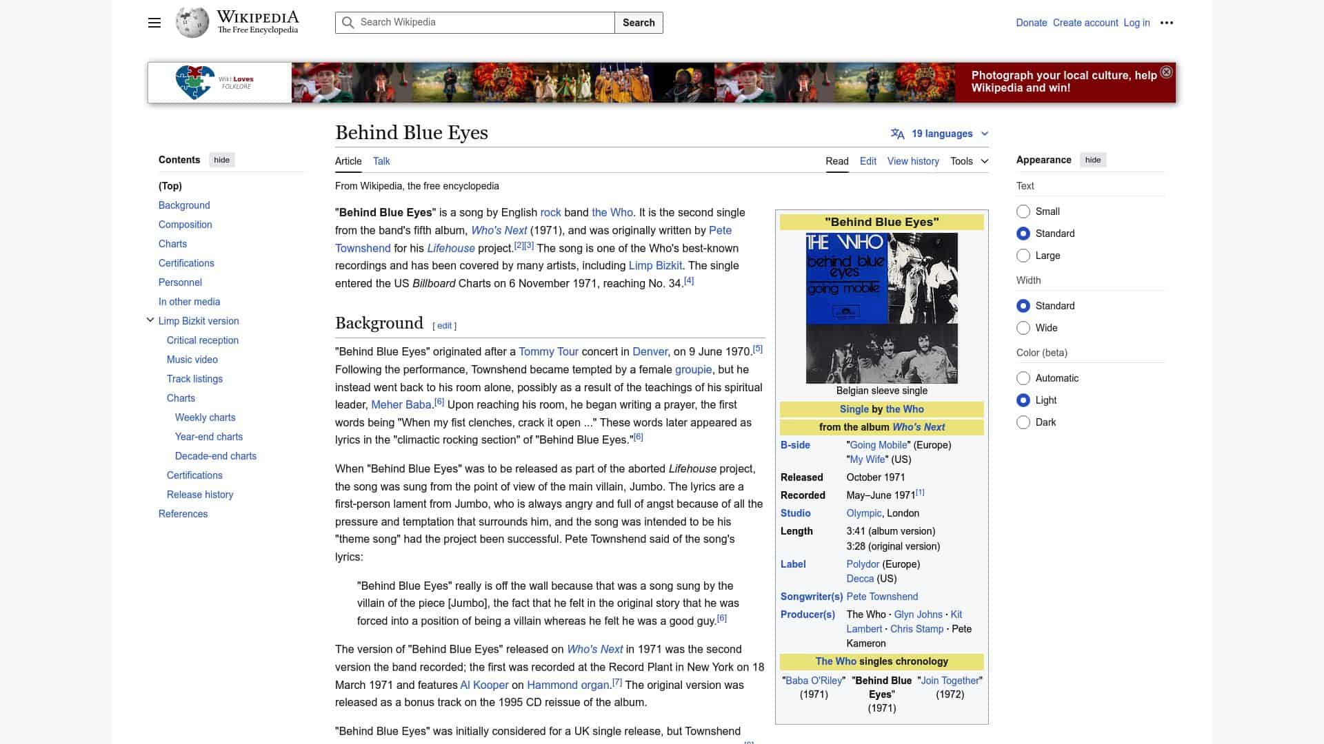 Top 10 The Who Songs - Behind Blue Eyes