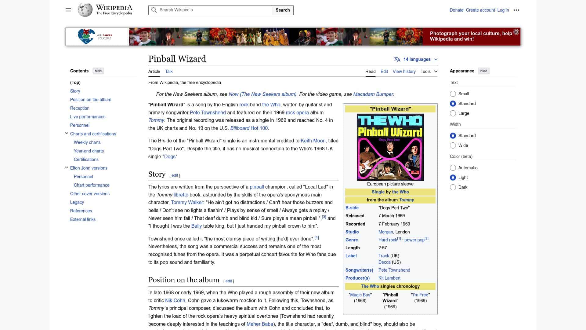 Top 10 The Who Songs - Pinball Wizard