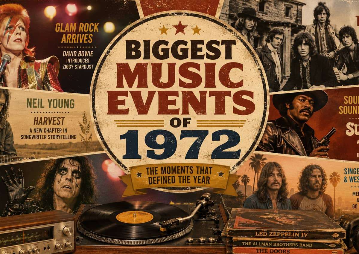 Biggest Music Events Of 1972 Featured Image