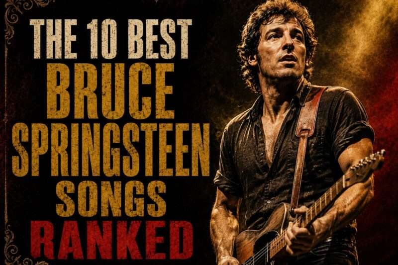 Bruce Springsteen Featured Image For Top 10 Songs